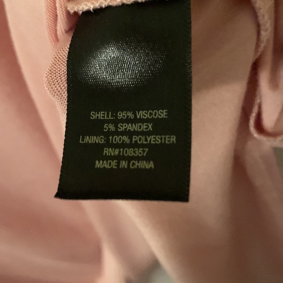 EUC Worthington light pink w/sheer flowy white lining stretchy tank top sz3x - Picture 10 of 11